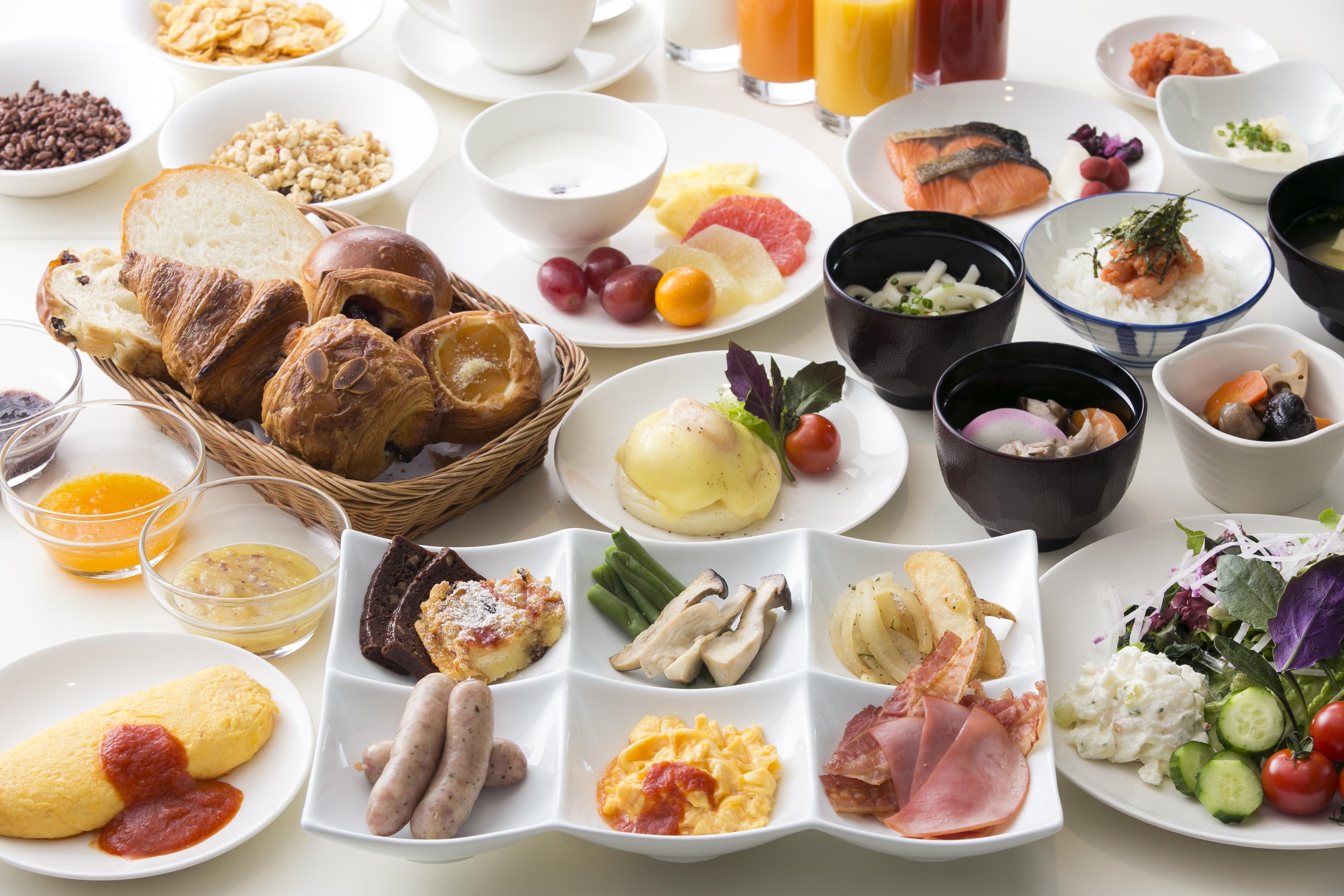 Hotel Nikko Fukuoka Fukuoka  Exterior foto A Japanese breakfast